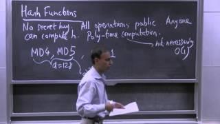 21. Cryptography: Hash Functions