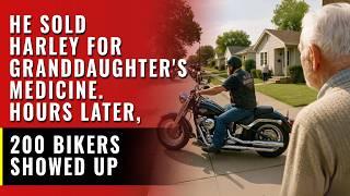Grandfather Sold His Harley for Granddaughter's Medicine. Hours Later, 200 Bikers Roared Down Street