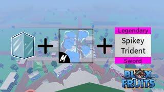 Ice + Superhuman + Spikey Trident Combo || Blox Fruits