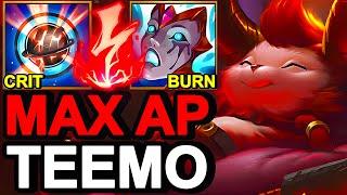 Wild Rift China Teemo Jungle - MAX BURN Teemo Build Runes - Liandry's Torment Best Burn Item