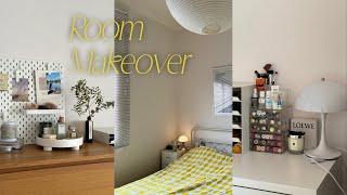 Room makeover & tour | pinterest aesthetic girl room | vanity and storage recs, ikea furniture