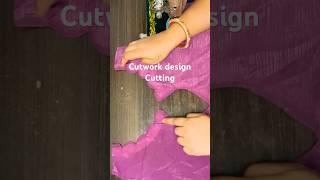 Cutwork design cutting ￼#cutwork#stitch#trending#ytshorts#shorts#fashion#viralvideo#reels#blouse#