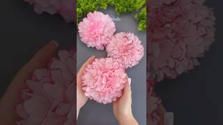 How to make Easy Tissue Paper Flowers  DIY Paper Craft Tutorial