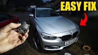 BMW STEERING KNOCKING SHAKING WOBBLE CAUSE AND EASY FIX!