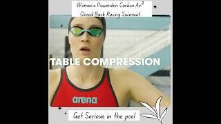 Women's Powerskin Carbon Air² Closed Back Racing Swimsuit #powerskin, #competitiveswimming