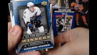 Ovechkin and other cards pulled. Early March 2023 Hockey Pizza Box Part 3