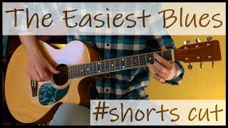 The Easiest Blues for solo guitar #shorts