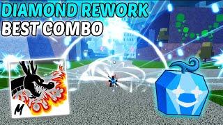 Diamond Fruit Rework Best Combo In Blox Fruits Update 24