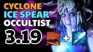 Full Guide for Cyclone CoC Ice Spear Occultist | Path of Exile 3.19 - Lake of Kalandra League