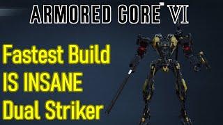 Armored Core 6 fast build is BROKEN OP, Dual Striker lightweight build with insane damage