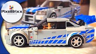 Lego® 76917 - 2 Fast 2 Furious Nissan Skyline GT-R (R34) Unboxing & Speed Build