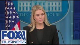 White House press secretary Karoline Leavitt holds briefing