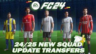 24/25 Transfer Squad Update For FC 24 V2 ( New Transfers, Managers & Players)