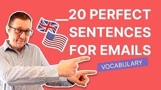 20 Perfect Sentences for Your Emails in English