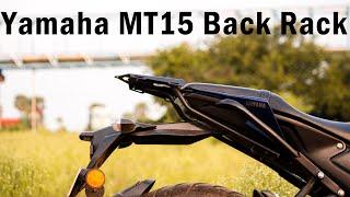 Yamaha MT15  Back Rack Installation and Review || Mr. Random Clips