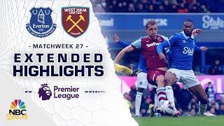 Everton v. West Ham United | PREMIER LEAGUE HIGHLIGHTS | 3/2/2024 | NBC Sports