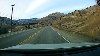 Dashcam Drive from Kamloops to Williams Lake - Highway 97 via Trans Canada Highway - Scenic Drive