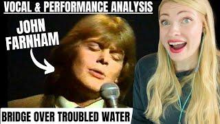 Vocal Coach Reacts: JOHN FARNHAM 'Bridge Over Troubled Water' Live in 1979 In Depth Analysis!