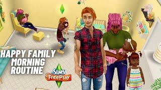 The Sims Freeplay | Happy Family Morning Routine ‍‍‍