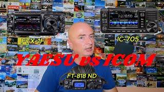 YAESU FTX-1F vs ICOM IC-705