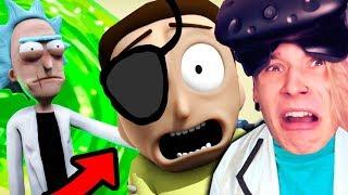 РИК И ЗЛОЙ МОРТИ В ГИГАНТСКОЙ ОПАСНОСТИ!! (Rick and Morty: Virtual Rick-ality)