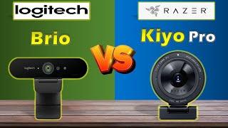 Logitech Brio Vs Razer Kiyo Pro Webcams Comparison !