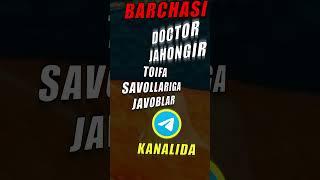 TOIFA SAVOLLARIGA JAVOBLAR