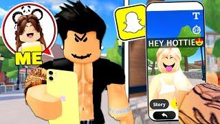 PRETENDING to be an ODER in Roblox SNAPCHAT..