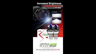 How Much brighter would Geely Preface‘s headlight turns after upgrading with KUS® 5th Bi led lens?