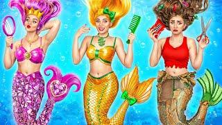 Rich vs Broke vs Giga Rich Mermaid by TeenDO Challenge