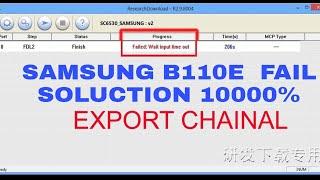 Samsung b110e  Flashing errors/ failed:wait input time out 10000% Solution