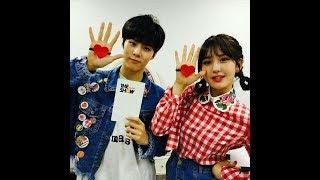 Jeon Somi and UP10TION members Kim Woo Seok (Wooshin) - friendship Produce X101