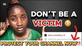 Protect Your Channel And Monetization Now‼️ Go to your YouTube Studio, Don’t be a Victim 