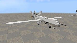 Minecraft MQ-9 Reaper UAB Drone Tutorial