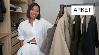 Arket Essentials Try On | Capsule Wardrobe Staples