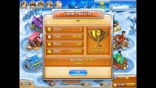 Farm Frenzy 3 only GOLD (level 44) playthrough Веселая ферма 3 (уровень 44) Золото