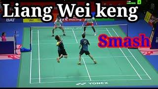 Liang Wei keng | BOOOM Smash of badminton !!!