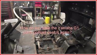 Can we make this old Yamaha G1 parts golf cart with no motor useful again?