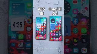 Apple iOS 18 Vs Samsung One UI 6.1 