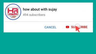 Subscribe How about with sujay