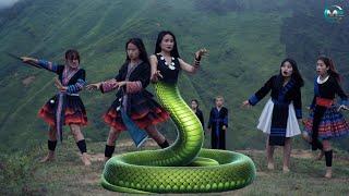 Nkauj Nab Dawb - part 28 - with snake song  // Hmoob film