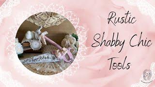 Turning Old Tools into Shabby Chic Decor! #shabbychic #diy  #craft