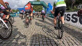 Deutschlandtour Saarbrücken 2024 Cycling Tour Startblock 3