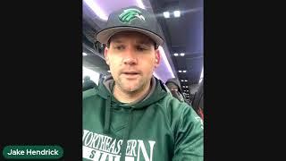 Baseball head coach Jake Hendrick following 6-4 win at NSU