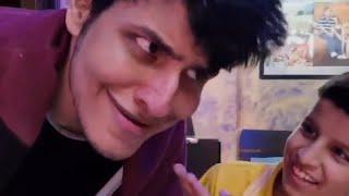 Piyush making joker face with Triggered insaan