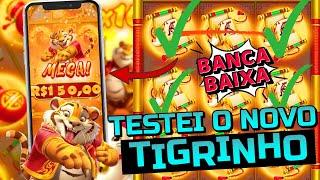 TIGRE SORTUDO MELHOR QUE FORTUNE TIGER - NOVO JOGO DO TIGRINHO PERFEITO PRA SUBIR BANCA BAIXA