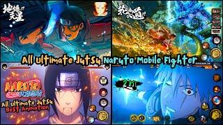 GAME NARUTO MOBILE FIGHTER ANDROID (2025) - All Ultimate Jutsu Best Animation