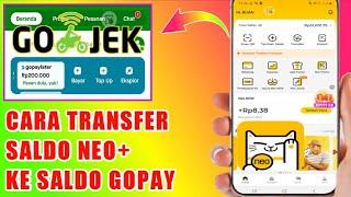 Cara Transfer Saldo Neo plus ke Gopay 2021