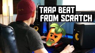 MAKING A FIRE TRAP BEAT FROM SCRATCH - FL STUDIO 12 BEATMAKING