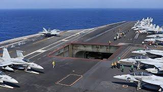 Why US Aircraft Carriers Have a MASSIVE HOLE in Middle of Flight Deck?